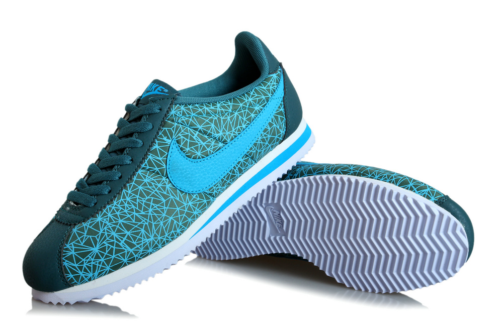 Nike Cortez Gump geometric mixed colors Sky Blue Jade (2)